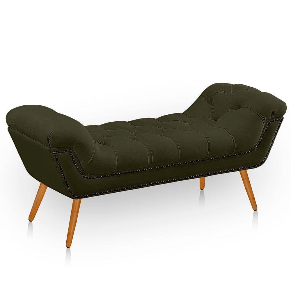 Cabeceira Casal Estofada Para Cama Box Ayla Veludo Cor Capuccino