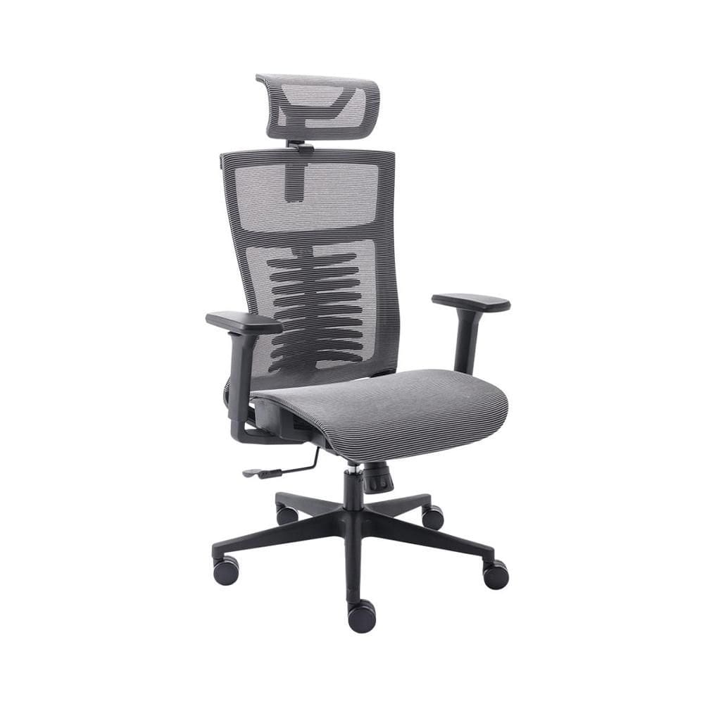 Cadeira Ergonômica Elements Vertta Pro Preto e Cinza