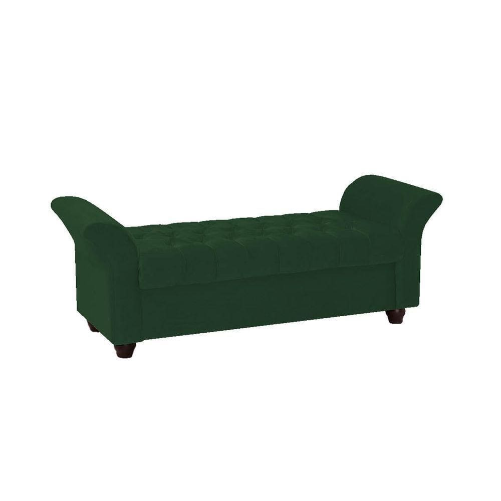 Recamier Divã Morabe P04 195 Cm Suede Verde