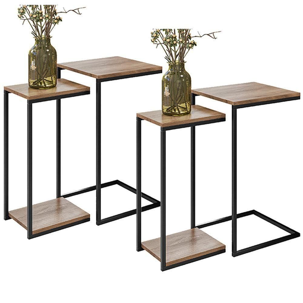 02 Conjuntos De Mesas Laterais D01 Design Demolição