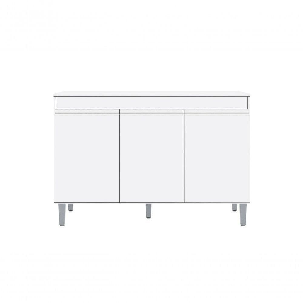 Gabinete Balcão Manu 120cm 3 Portas S-tampo