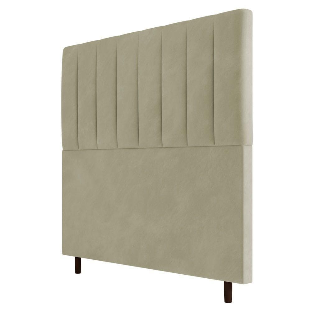 Cabeceira Cama Box Casal Itália 140cm Corano Bege