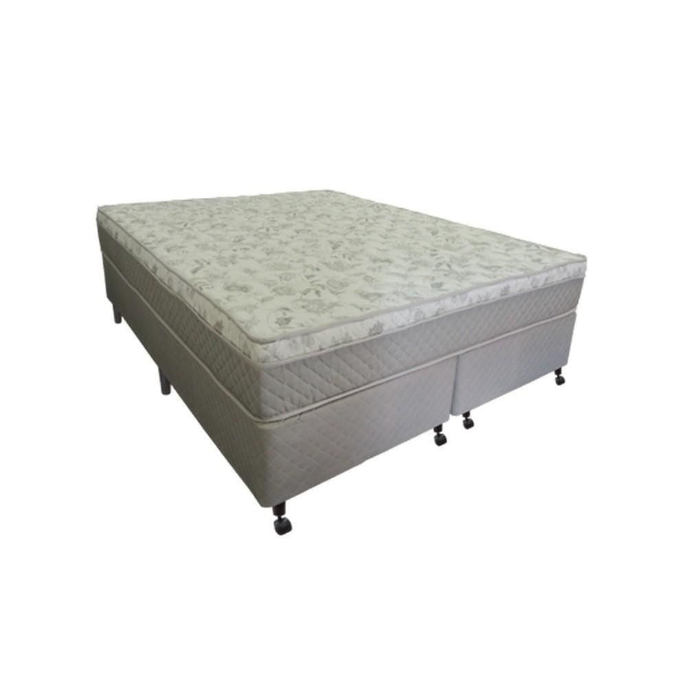 Cama Box + Colchão Netsono King Class One Face Híbrido