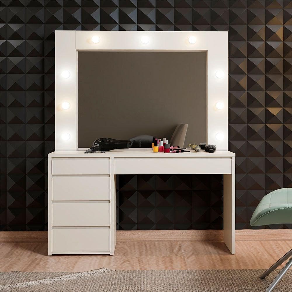 Camarim Anne 4 Gavetas Mavaular Off White