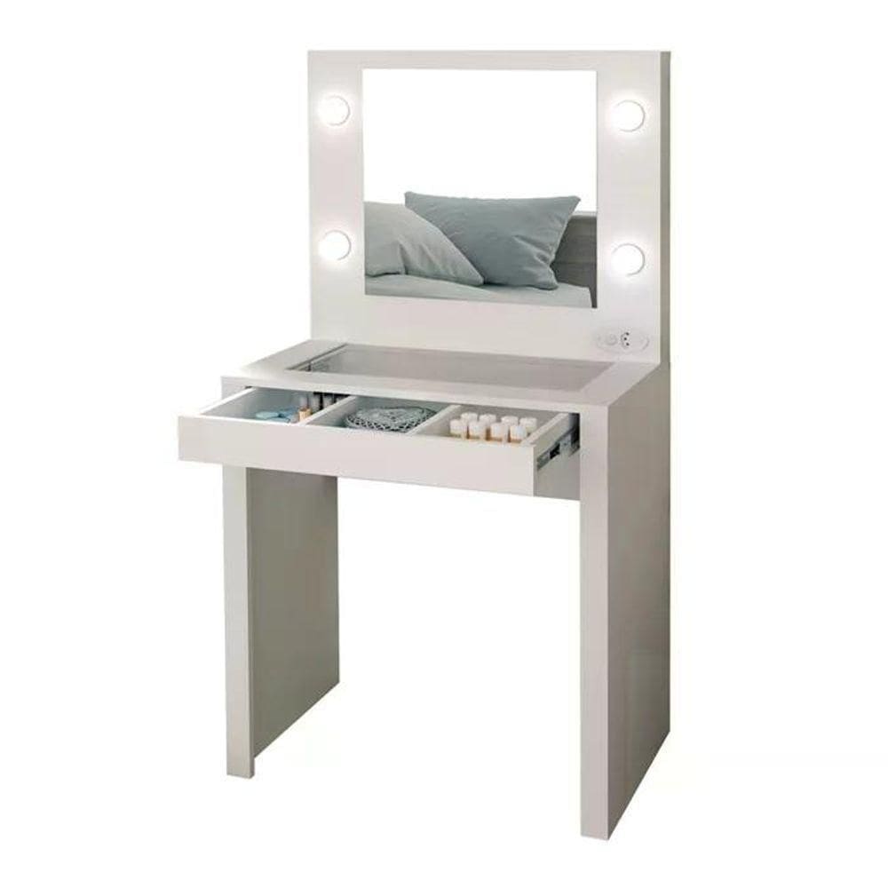 Penteadeira Camarim 1 Gaveta Pe2017 Branca