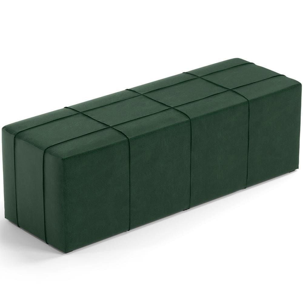 Puff Decorativo Living 140 Cm Roma W01 CouríssimoVerde -Lyam