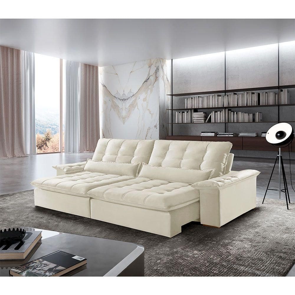 Sofá Victory Linho 02 Módulos De 90cm B25cm Meu Sofá Online A302 Linho Branco