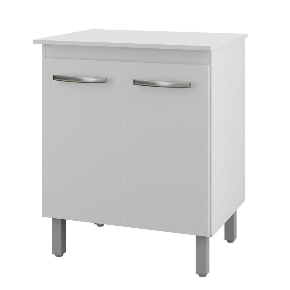 Balcão Multiuso Para Forno E Micro-ondas Serena Branco - Moblis