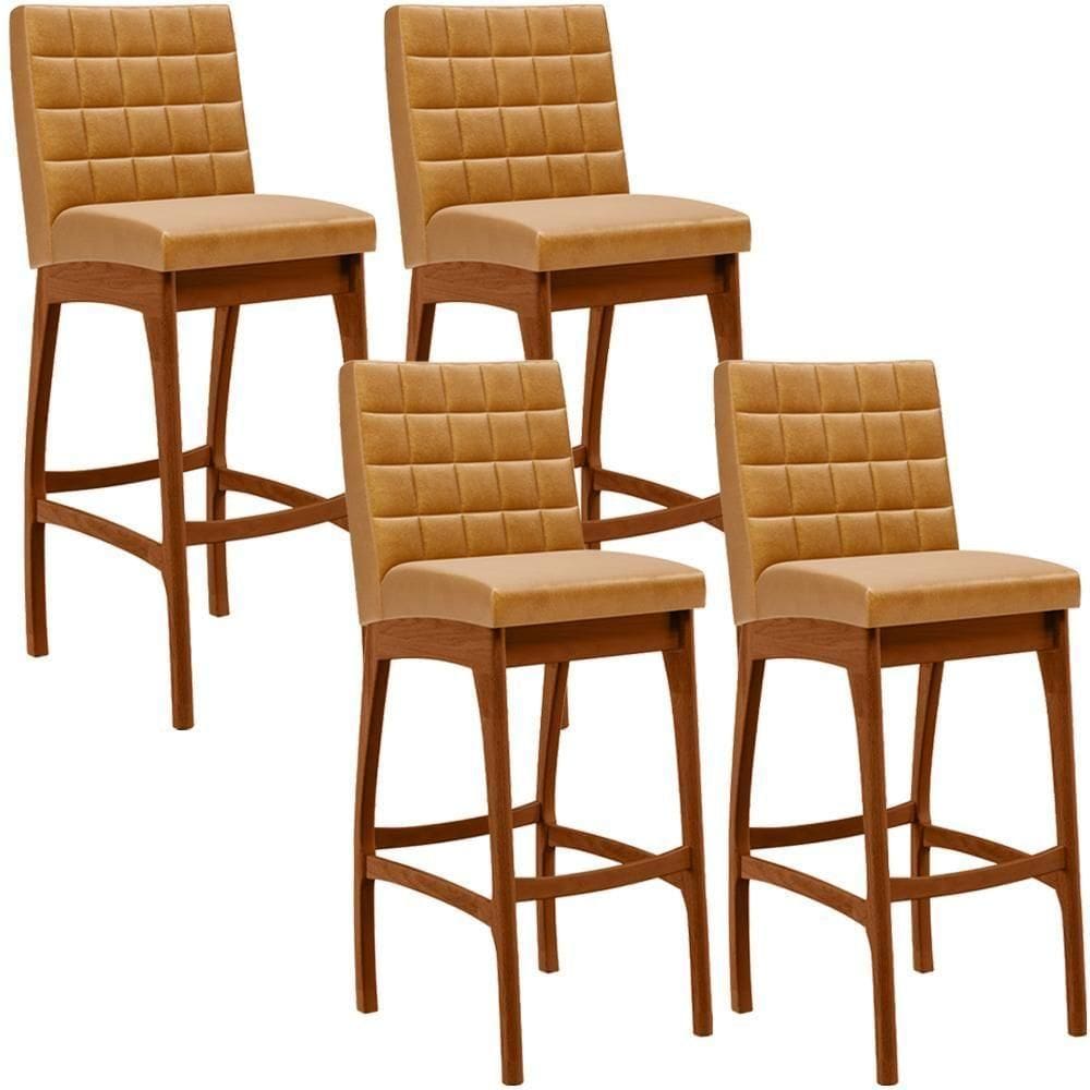 Kit 04 Banquetas Altas Mila Whisky