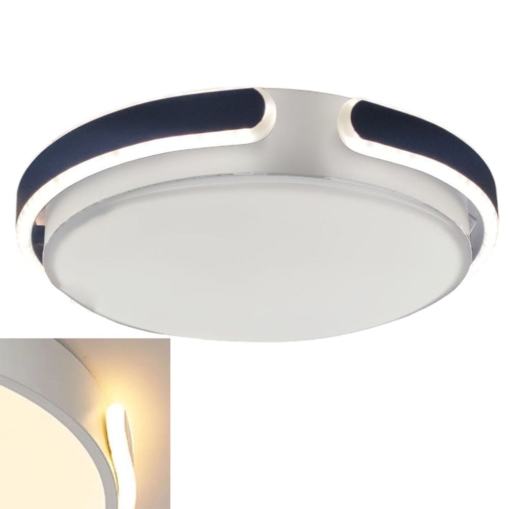 Luminaria Plafon 3 em 1 LED Iluminaçao Minimalista Casa Quarto Sala de Estar Recepçao Escritorio Ambiente Comercial Residencial Iluminaçao Decoraçao