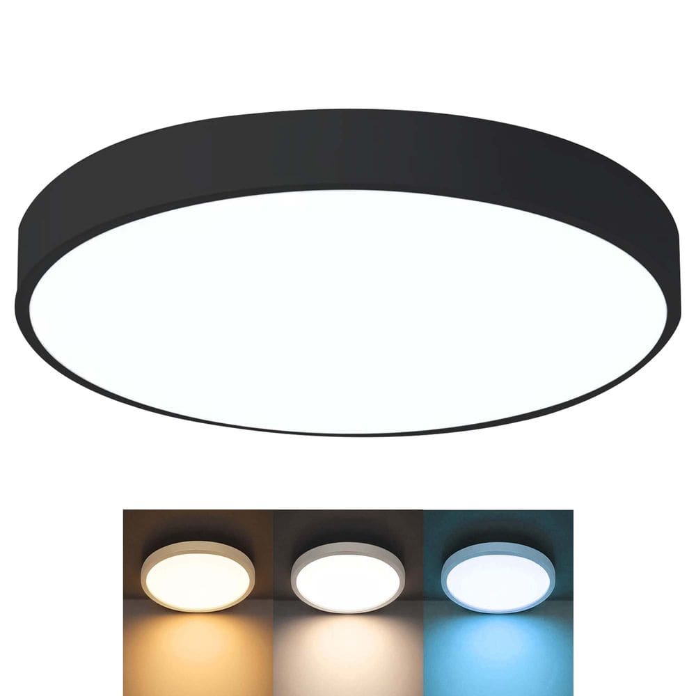 Luminária Plafon Led Sobrepor 3 Tons Teto Moderno Decoração Empresa Quarto Residencial Iluminação Sala Escritorio