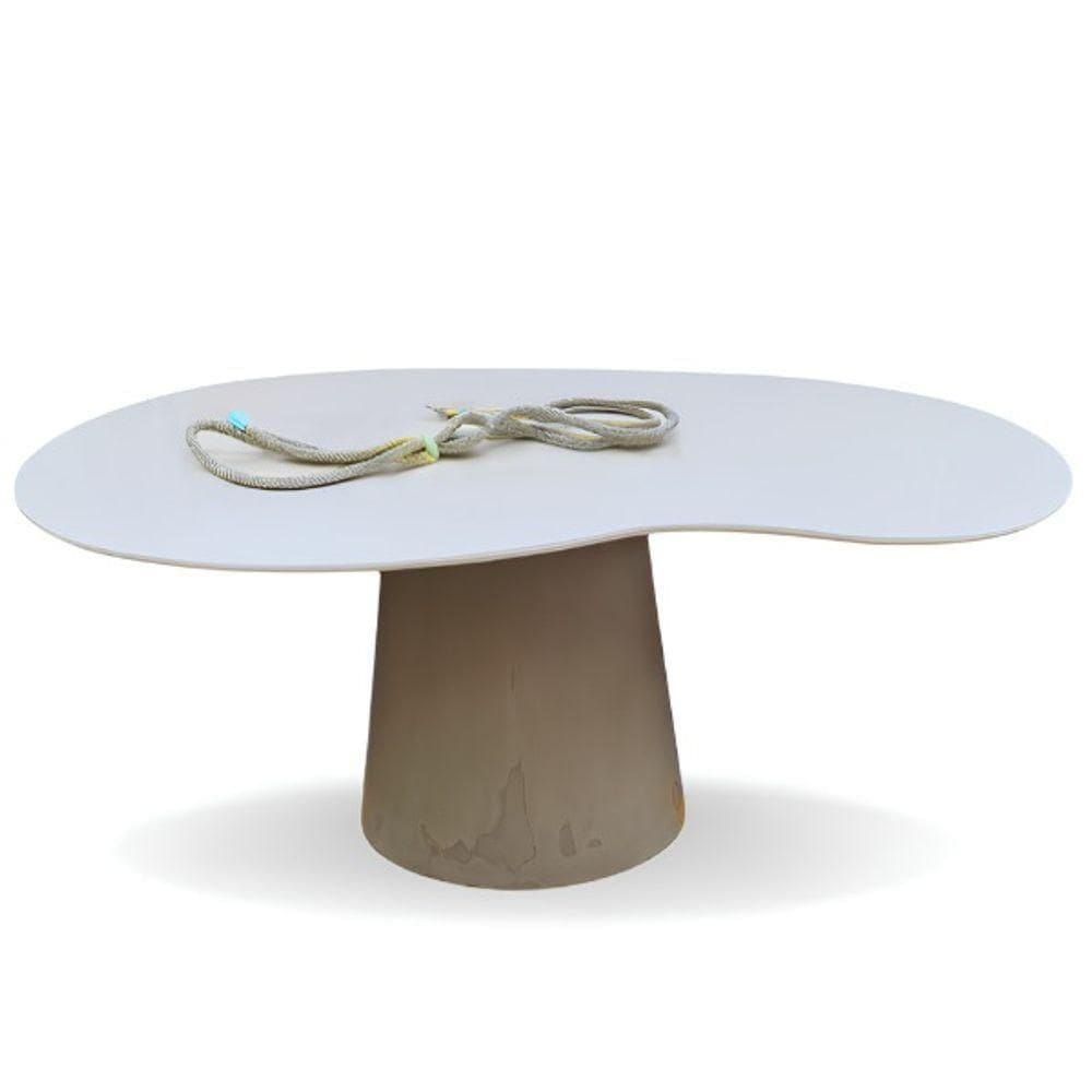 Mesa De Jantar Cone Orgânica Bean 198x122cm