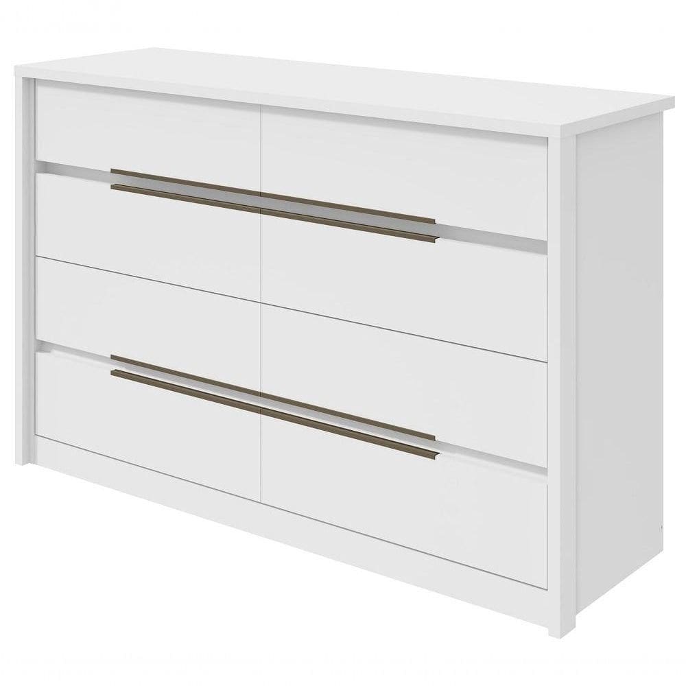 Comoda Urban 8 Gavetas - Lopas Branco
