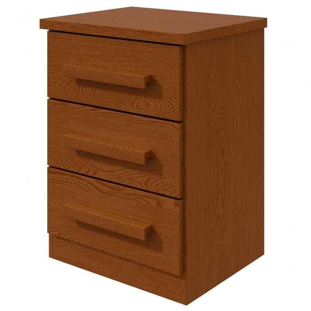 Mesa De Cabeceira 3 Gavetas Baiao - Lopas Frassino