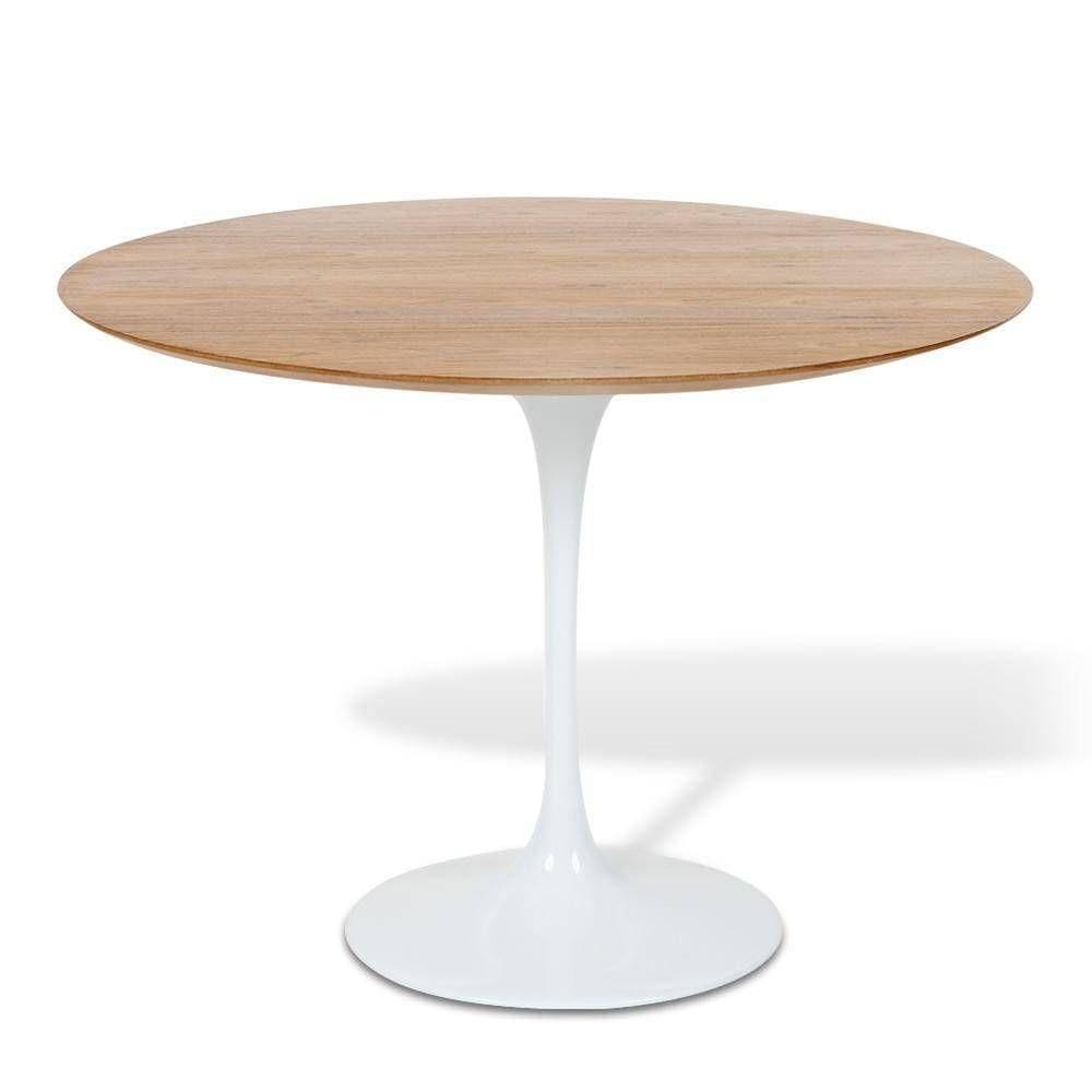 Mesa De Jantar Tulipa Saarinen Redonda 130 Cm Branco