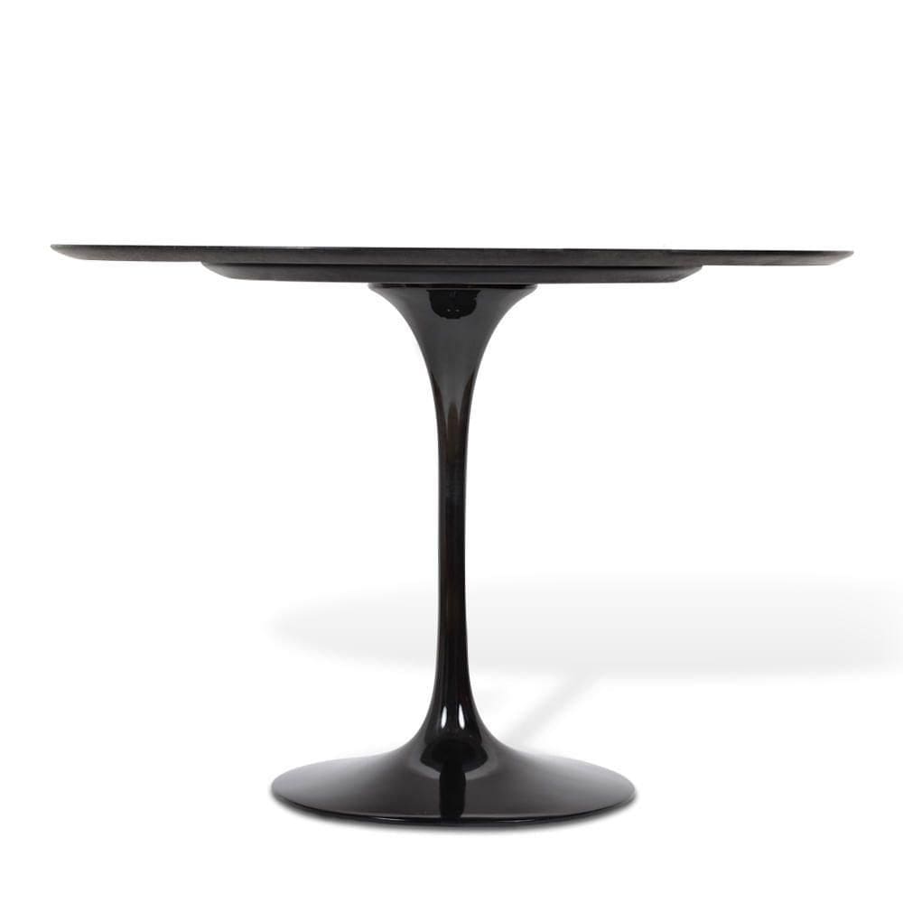 Mesa De Jantar Tulipa Saarinen Redonda 70cm - Laqueada Preto