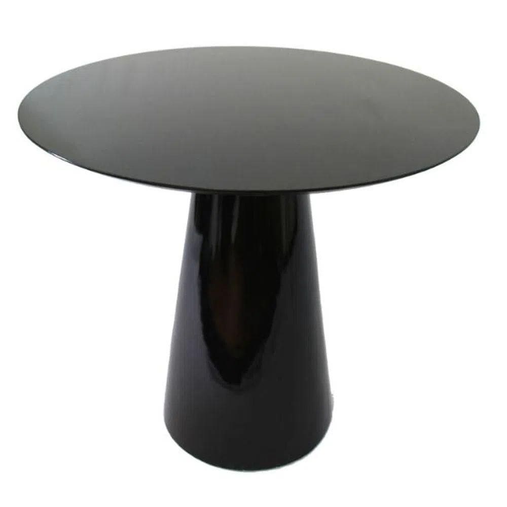Mesa De Jantar Cone 120 Cm Laqueada Preto