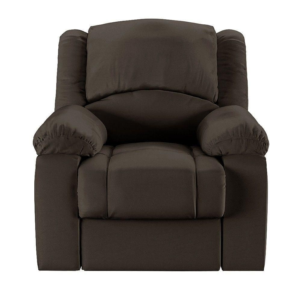 Poltrona Do Papai Reclinável Pietra Zero Wall Fh9 Pu Marrom - Mpozenato