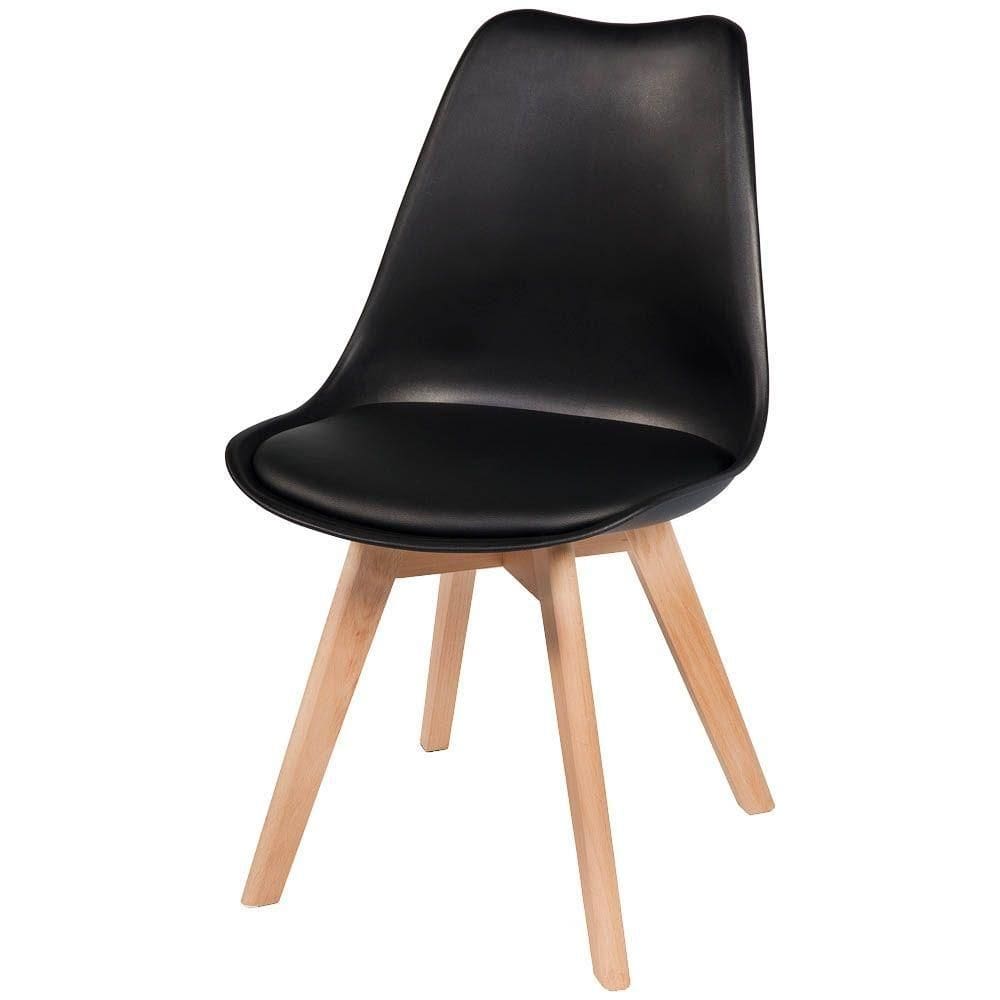 Cadeiras Leda Saarinen Wood Preta