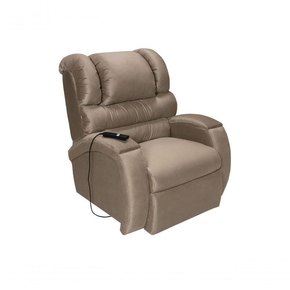 Poltrona Reclinável Imperial Zero Wall Motorizada chocolate 377