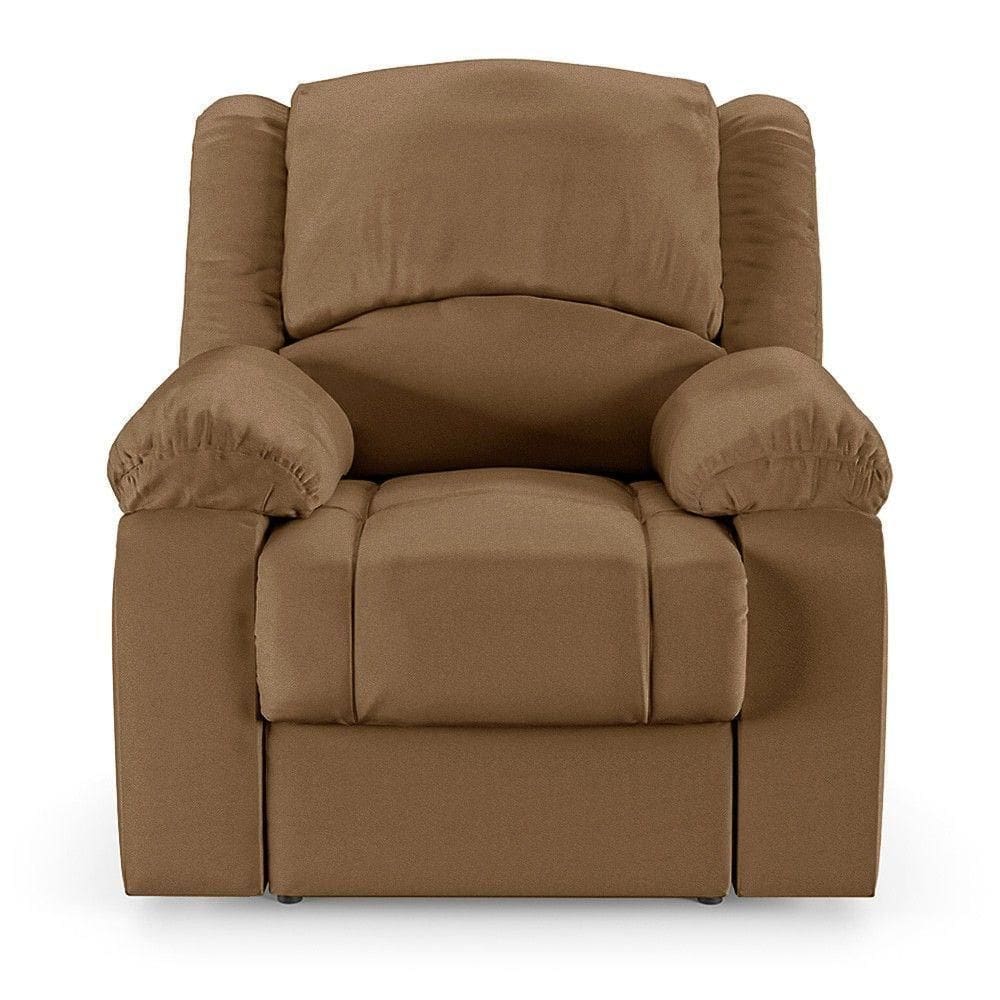 Poltrona Do Papai Reclinável Pietra Power Elétrica Fh9 Pu Caramelo - Mpozenato