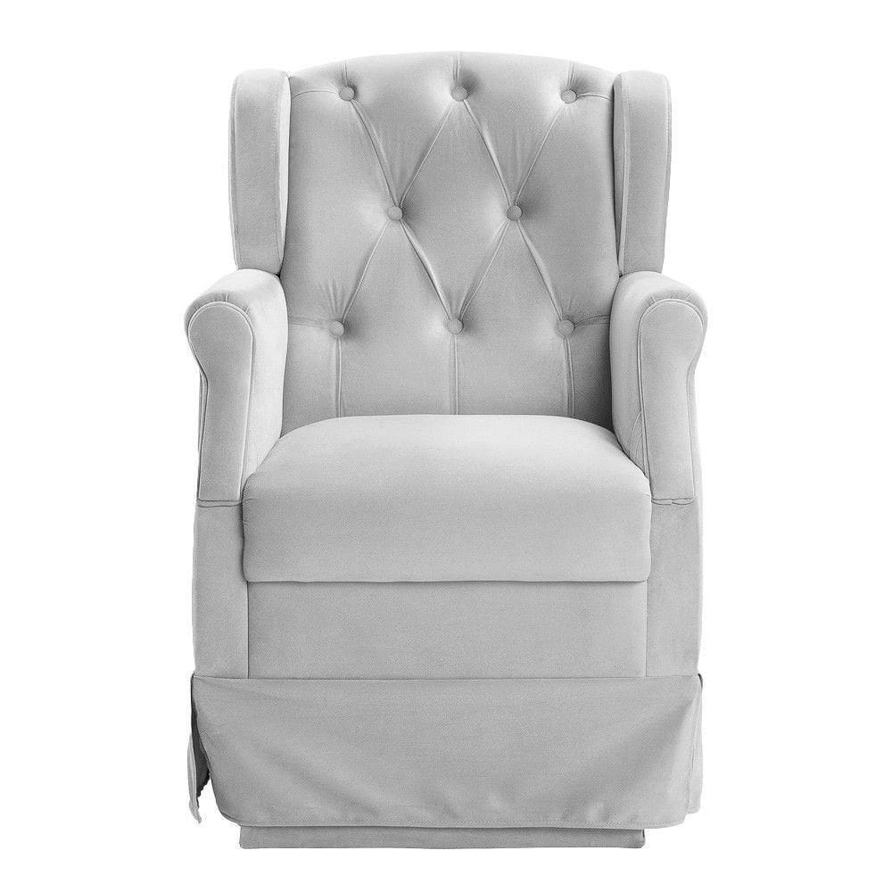 Poltrona Cadeira De Amamentação Shop Das Cabeceiras Branco