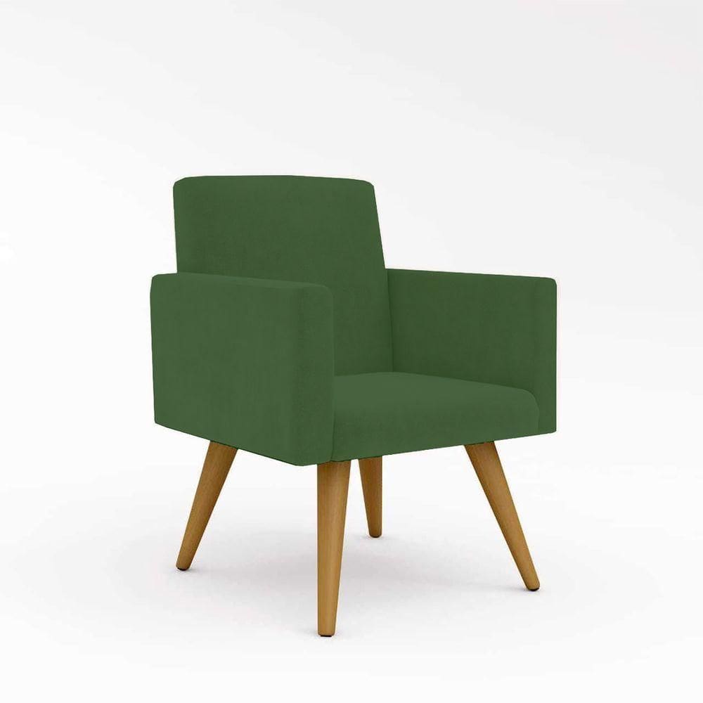 Poltrona Decorativa - Escritório - Cor Verde