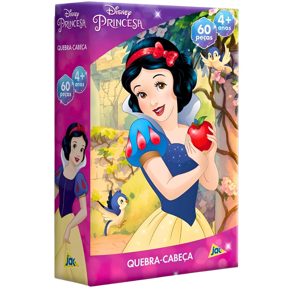 Quebra Cabeça Princesa Branca de Neve? 60 Peças Toyster