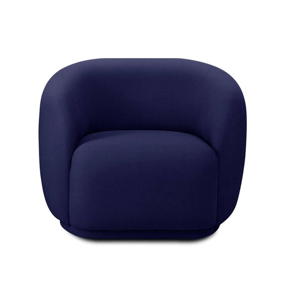 Poltrona Orgânica Fixa Decorativa Bell Azul Lansofbr