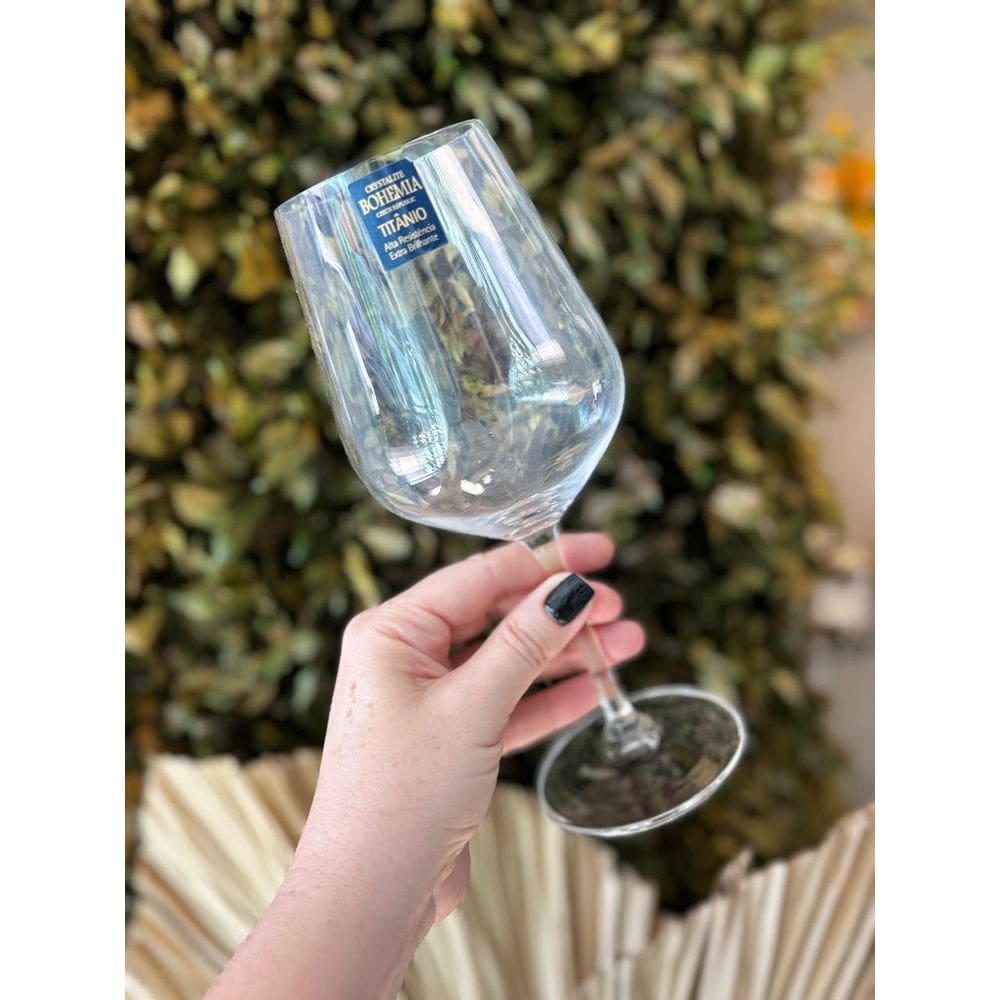 Unidade tac¸a vinho/ a´gua Strix cristal ecolo´gico 580ml