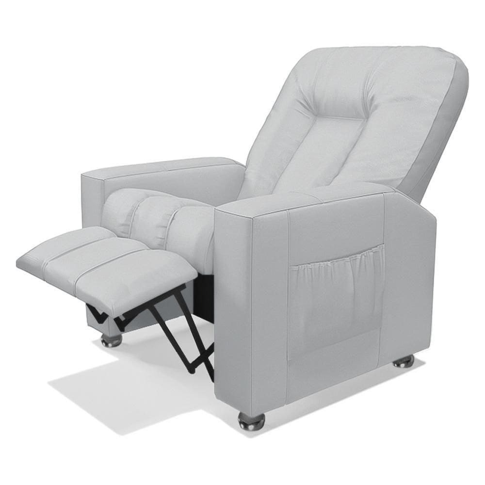 Poltrona Do Papai Reclinável Romeo F05 Facto Branco