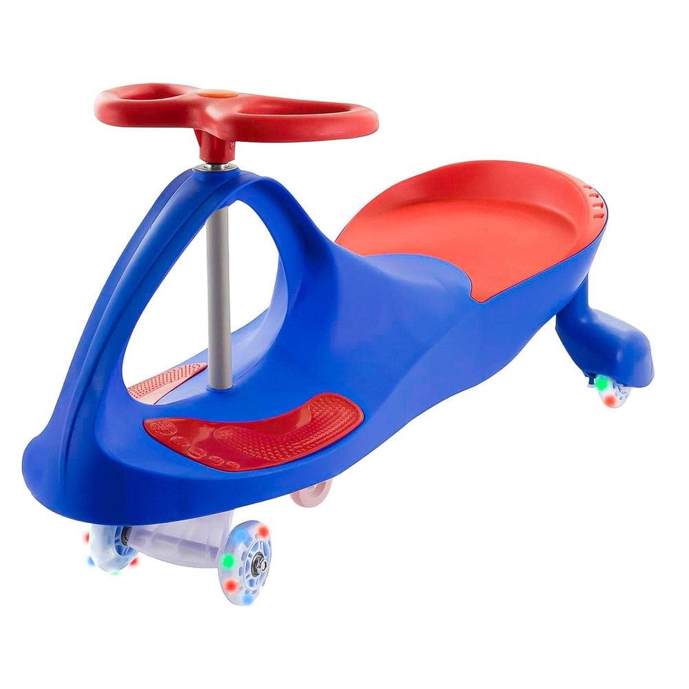 Carrinho Zippy Car Azul com Rodinhas de LED Gira 360 Rolimã Zippy Toys