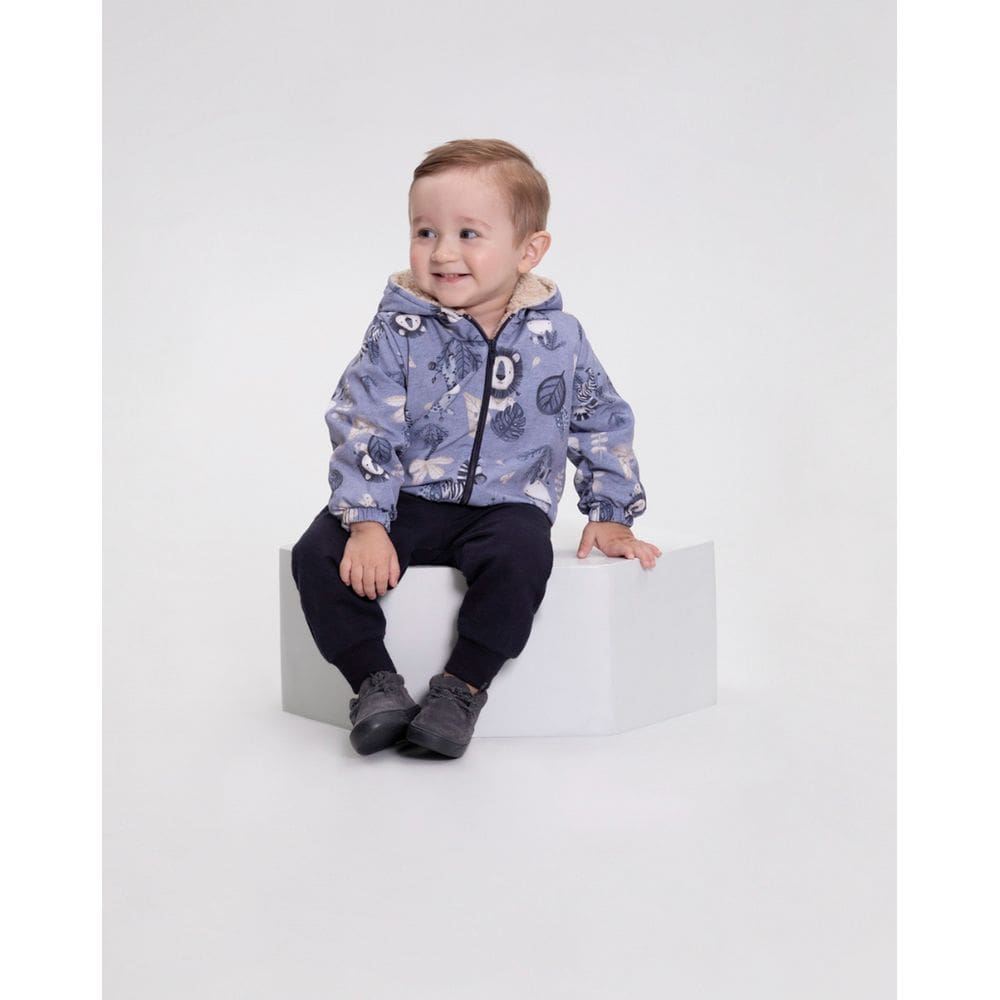 Conjunto Menino Jaqueta Pelos com Capuz Alakazoo Ref. 65236
