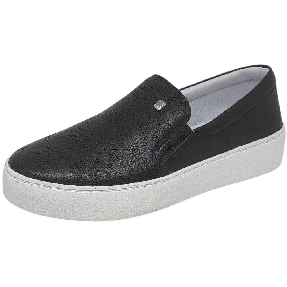 Tênis Feminino Flat Casual Conforto Slip On Moderno Bottero