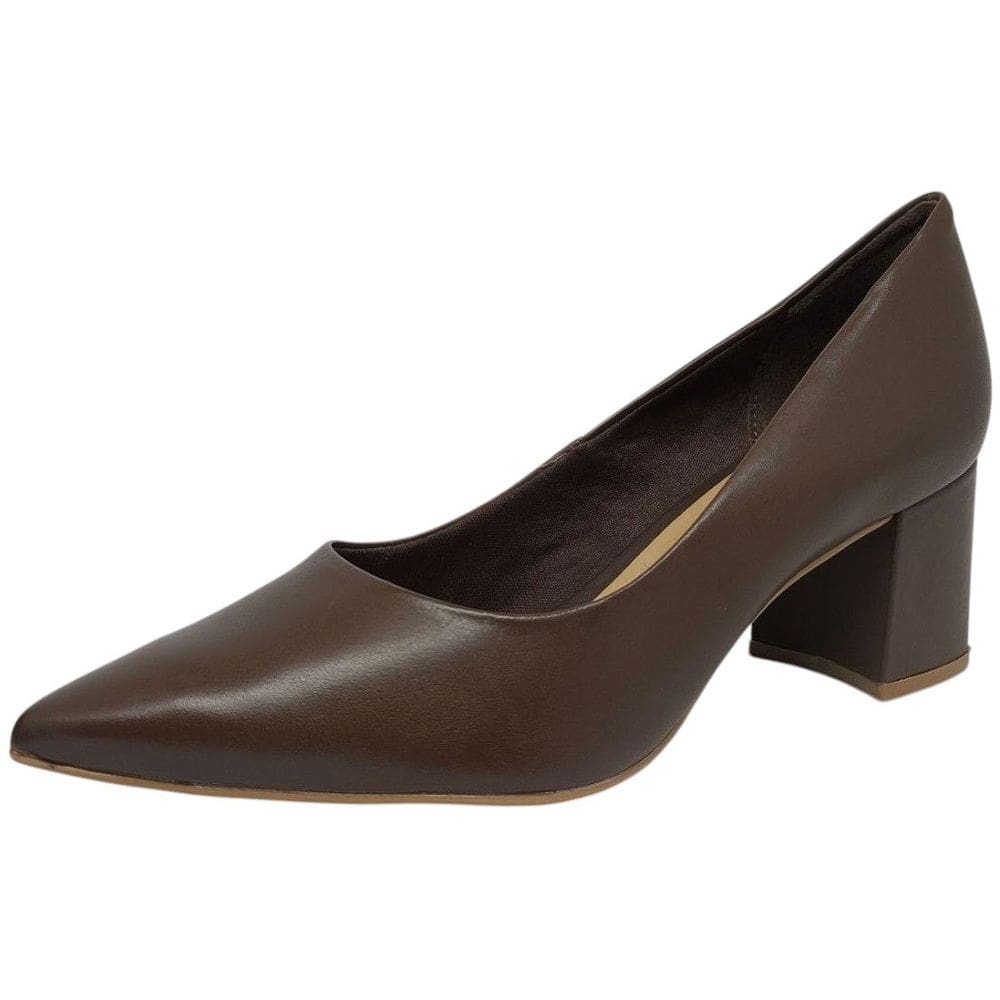 Sapato Feminino Salto Bloco Elegante Conforto Bottero