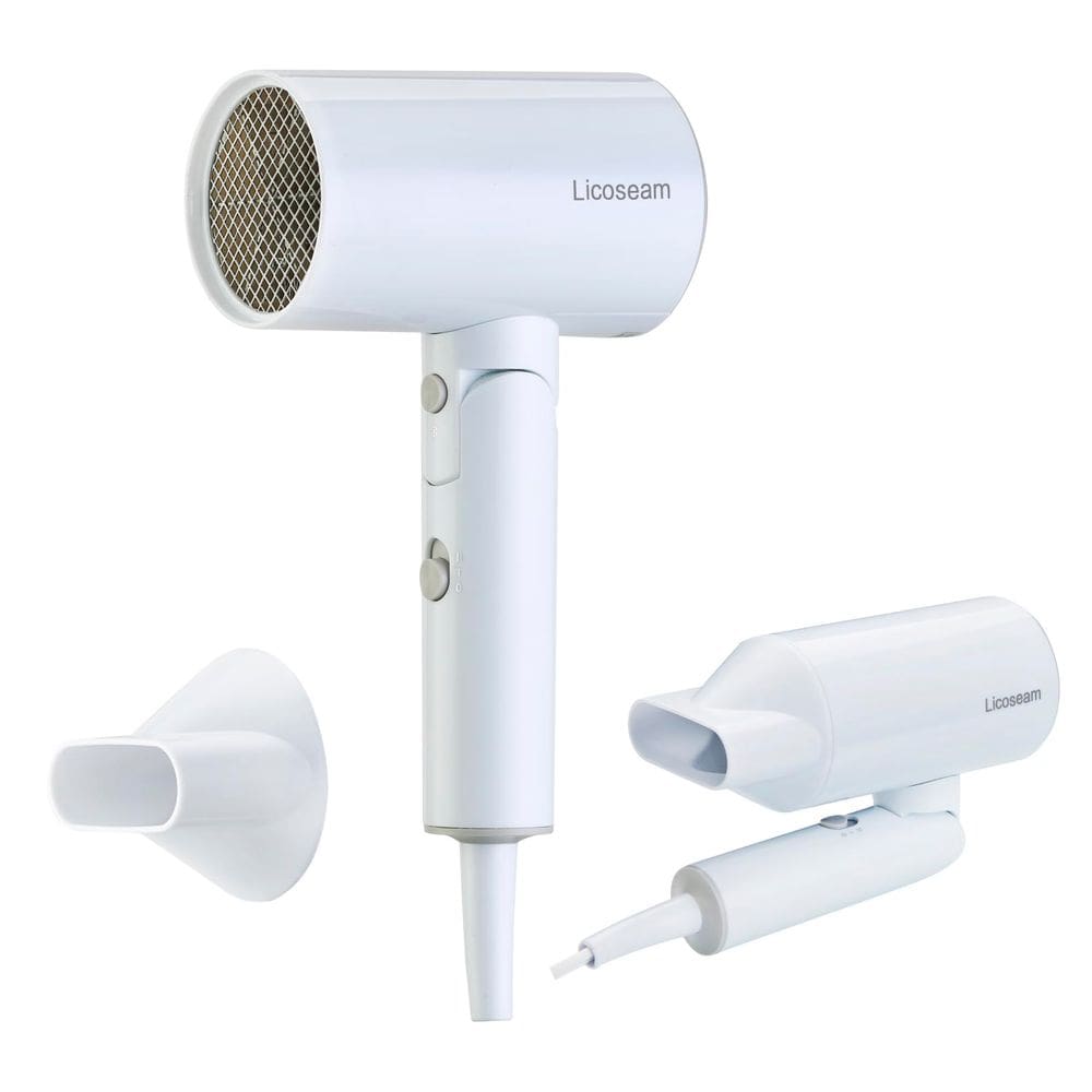 Secador de cabelo Licoseam 1600W Compact Dobrable Handle Travel