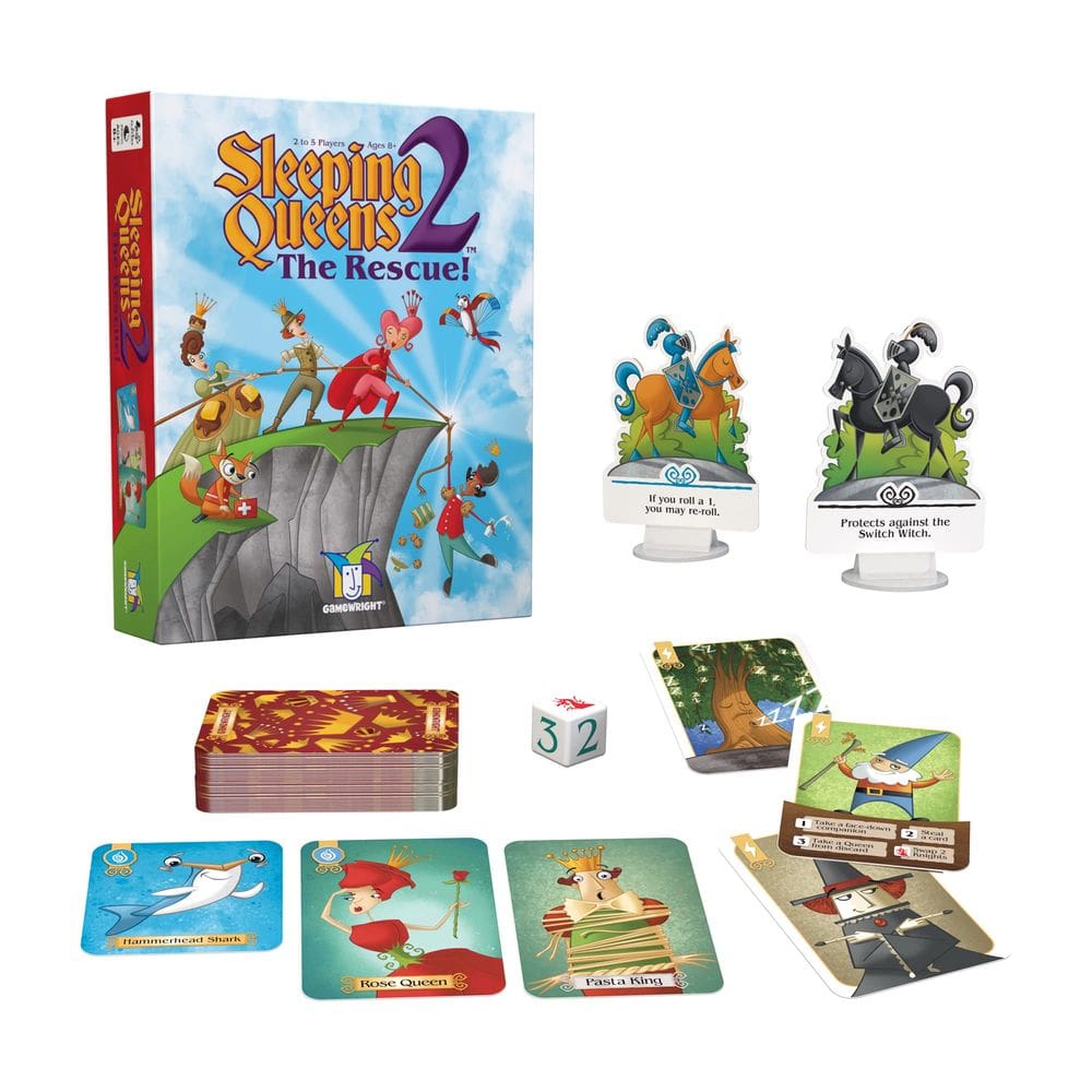 Jogo de tabuleiro Gamewright Sleeping Queens 2 - The Rescue!