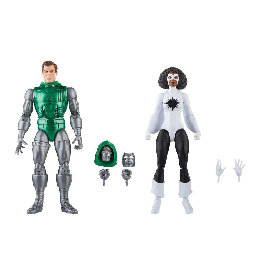 Bonecos de ação Marvel Legends Captain vs. Doctor Doom 6”