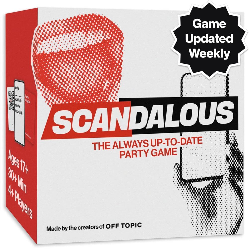 Jogo de cartas OFF TOPIC Scandalous para adultos com atualizações semanais