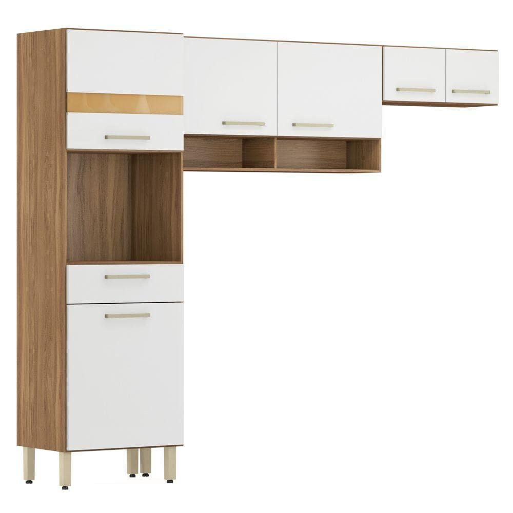 Cozinha Modulada Compacta 3 Peças Dama Amendola/branco