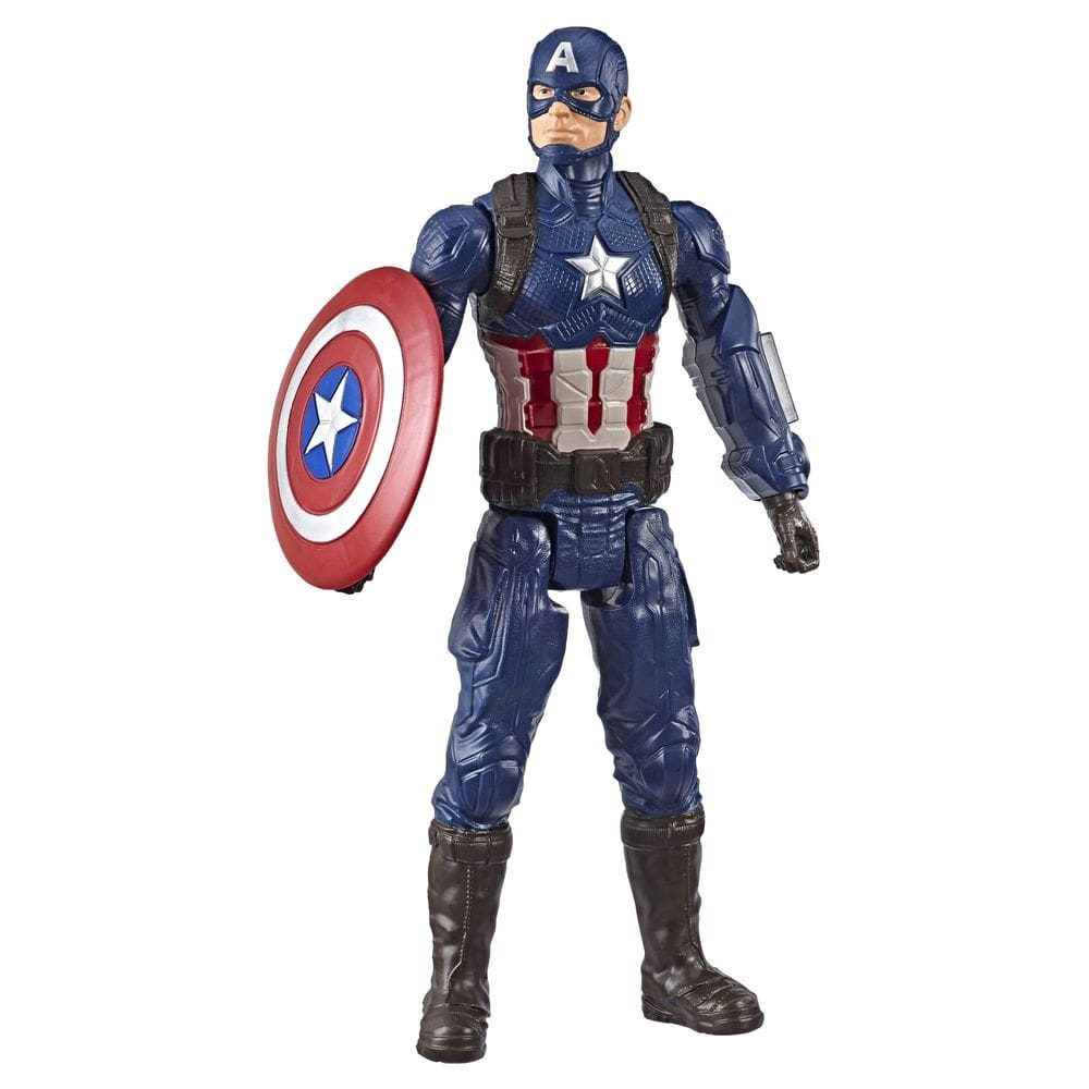 Boneco de ação Avengers Marvel Endgame Titan Hero Capitão América