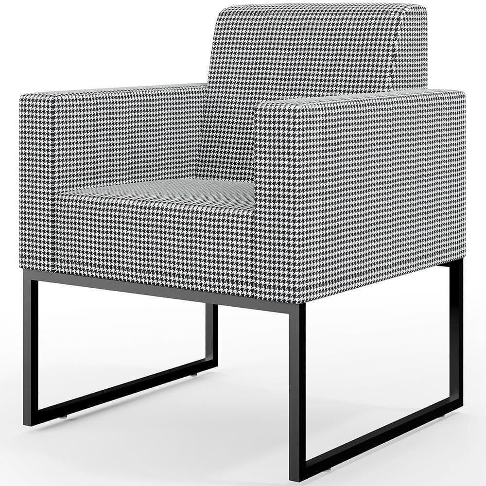 Poltrona Base Fixa De Metal Pied Poule