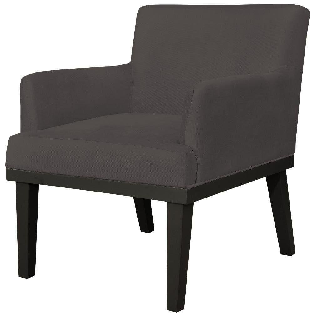Poltrona Beatriz Suede Marrom