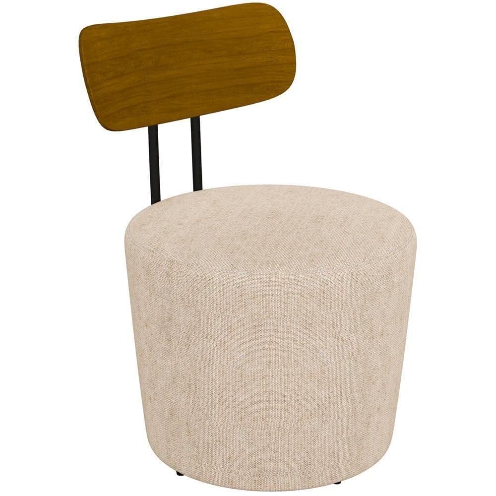 Poltrona Base Fixa Luara M03 Linho Cru