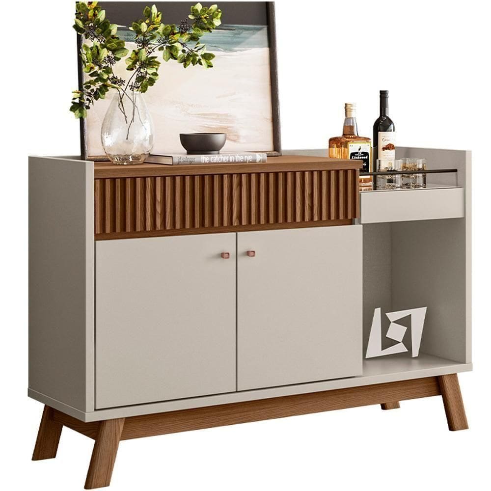 Aparador Buffet De Jantar 2 Portas Mateo Freijó Off White
