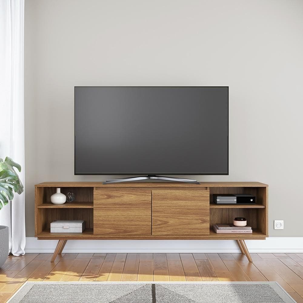 Rack Para Tv Até 70” Liverpool Moov Jatobá