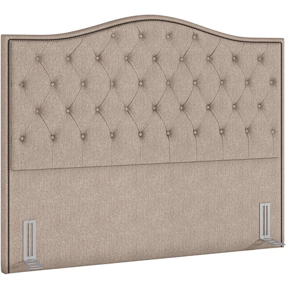 Cabeceira Cama Box Casal 140 Cm P05 Grécia Linho Bege
