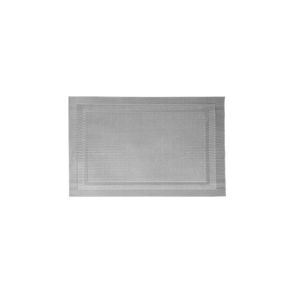 Lugar Americano Lugar Prata 30x45cm Facil de Limpar PVC 1un