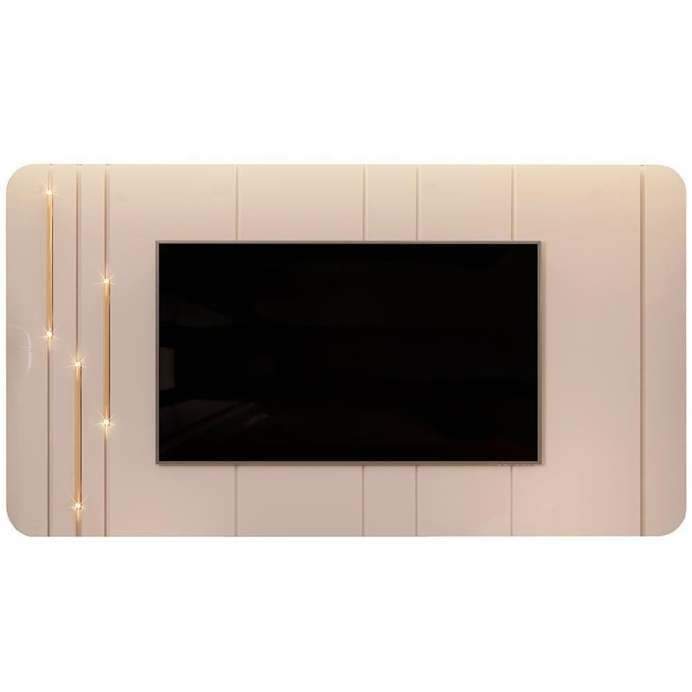 Painel Para Tv 75 Pol Com Led Orgânico Dion D05 Off White