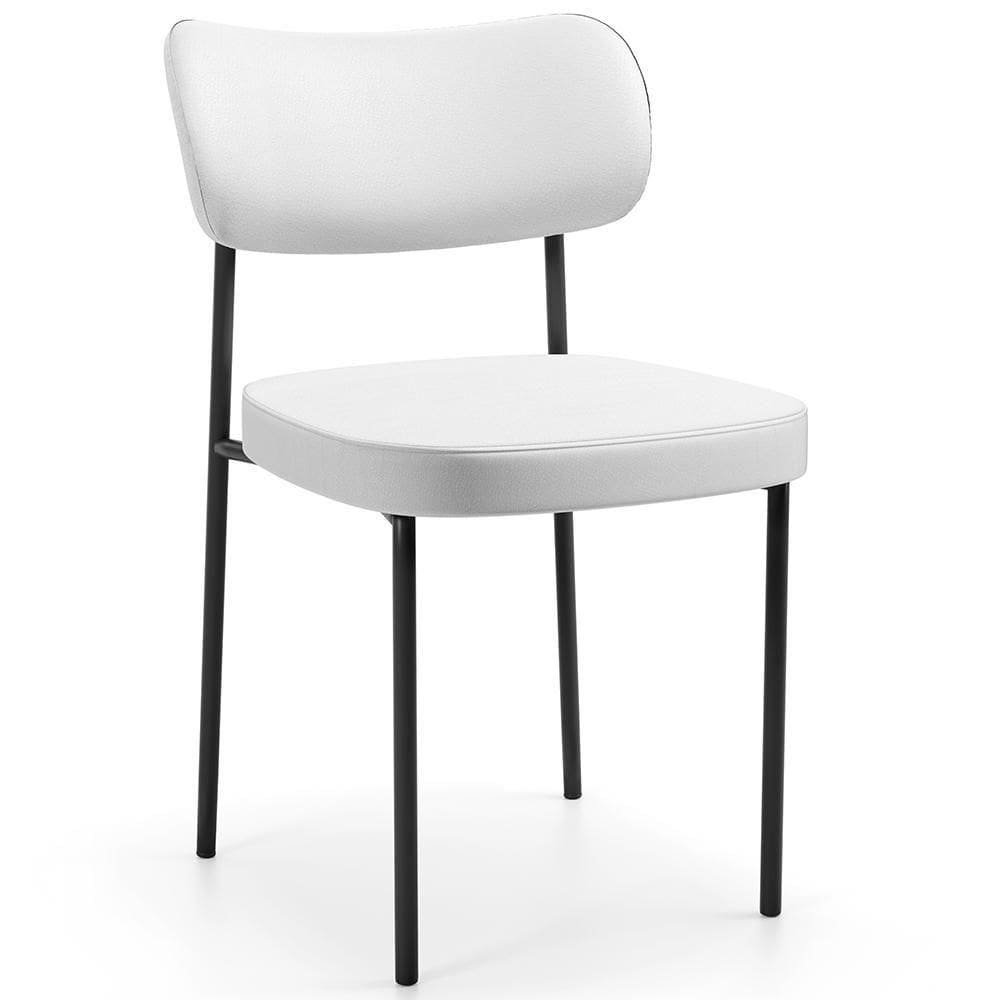 Cadeira Decorativa Para Sala De Jantar Melina L02 Facto Branco